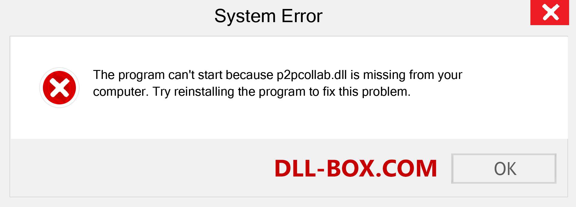  p2pcollab.dll file is missing?. Download for Windows 7, 8, 10 - Fix  p2pcollab dll Missing Error on Windows, photos, images
